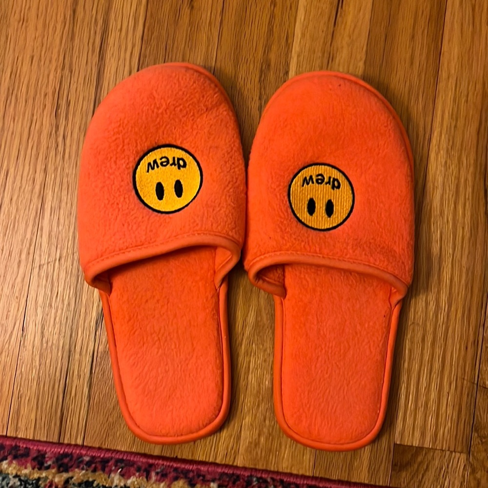 Drew House Orange S/M Slippers
